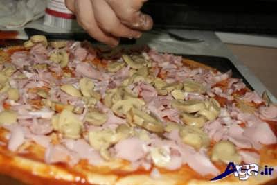 دستور پخت پیتزا ایتالیایی در منزل 