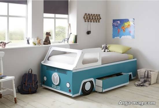 مدل تخت خواب ماشین کودک