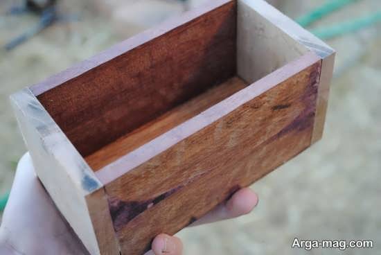 کاردستی ساخت جعبه چوبی 