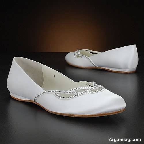 مدل کفش سفید عروس 