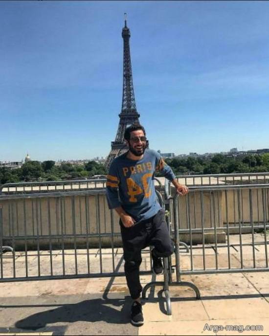 عکس های نوید محمدزاده در پاریس