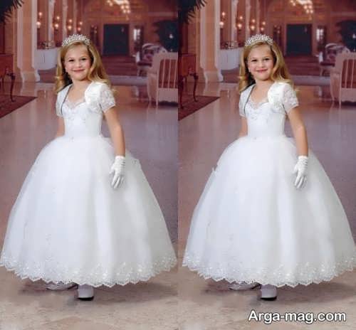 مدل لباس عروس دخترانه شش ساله